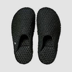 Duurzame en comfortabele pantoffels zwart