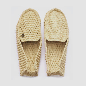 Duurzame en comfortabele loafers zand